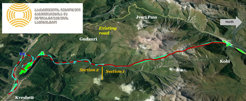 Map of the Roads Department of Georgia
